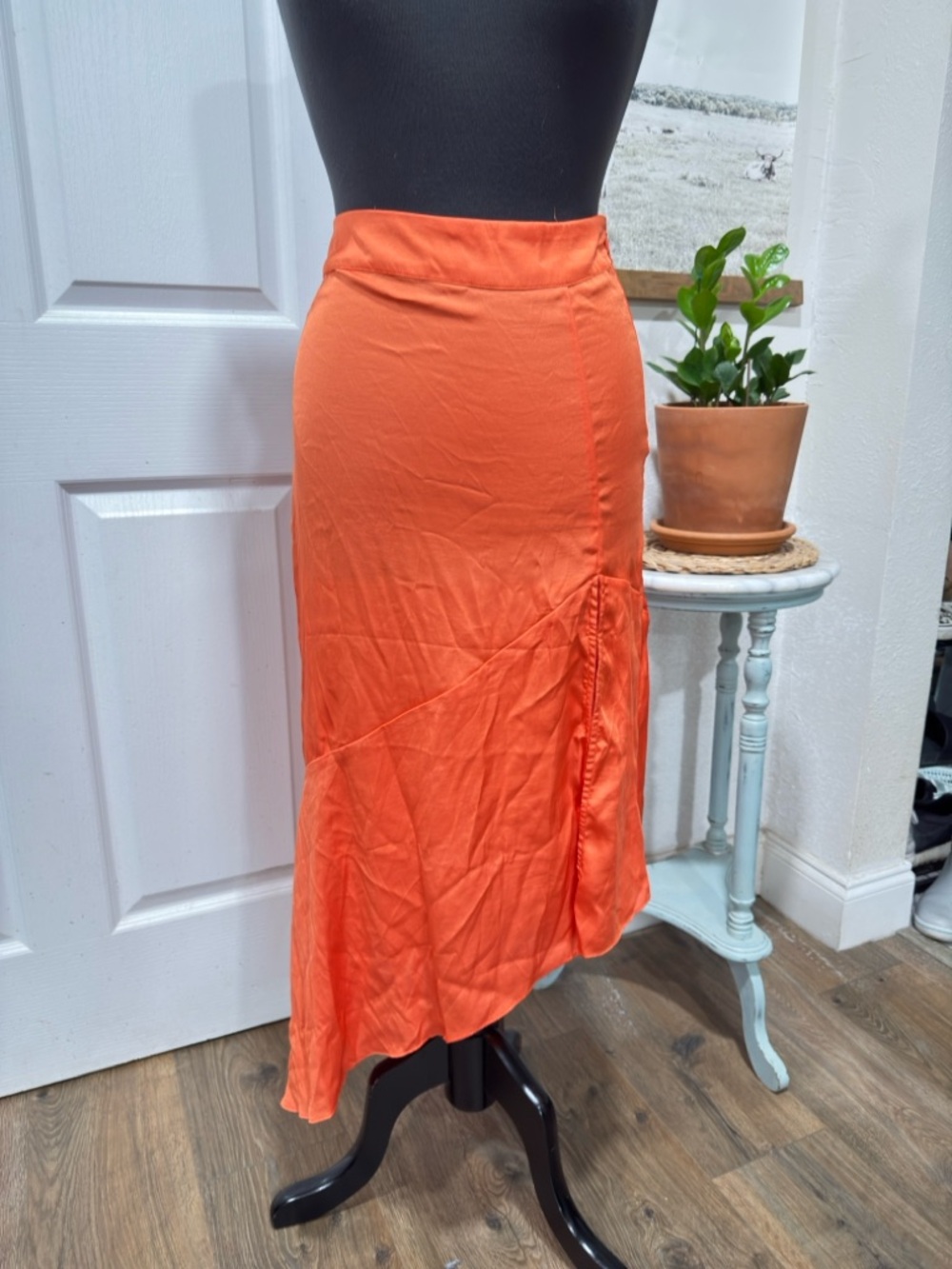 Orange Women's Midi Skirt - Free People